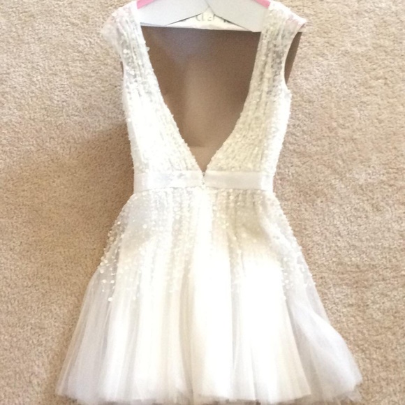 Sherri Hill 2840 V-Back Beaded Dress - Size 8 - - Picture 5 of 5